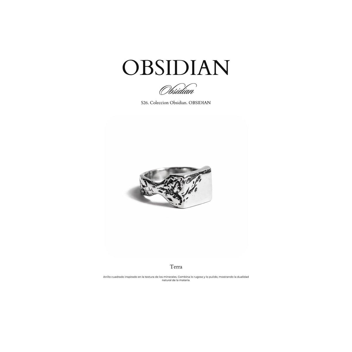 Ficha de la pieza Terra — Coleccion Obsidian S26