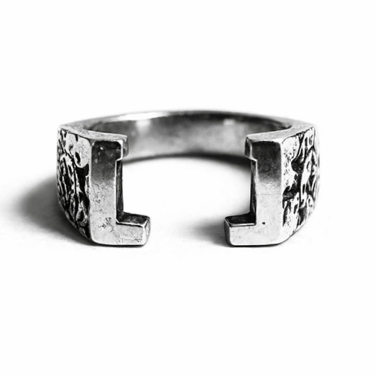 Anillo de plata Void — Obsidian